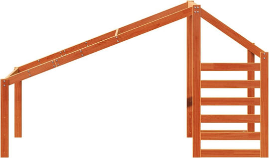 Κιόσκι Κρεβατιού Καφέ 198x97x113cm