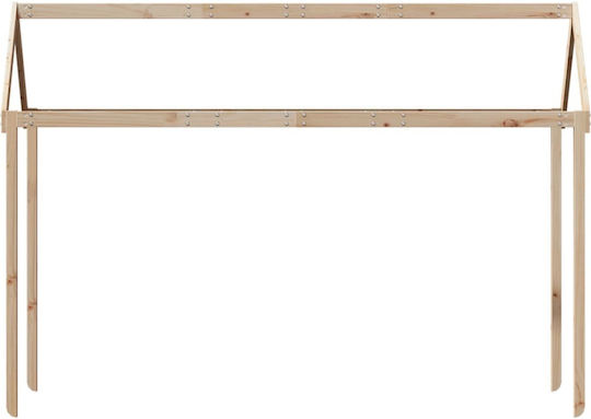 Κιόσκι Κρεβατιού Καφέ 217x95.5x159cm