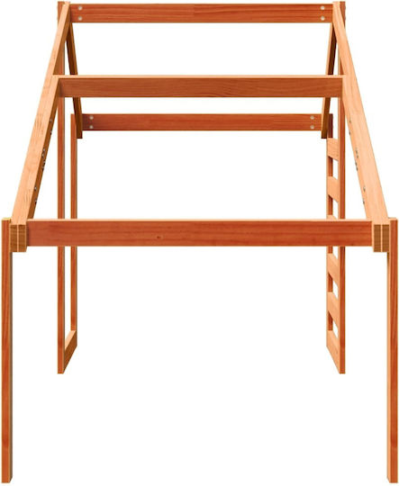 Κιόσκι Κρεβατιού Καφέ 198x97x113cm