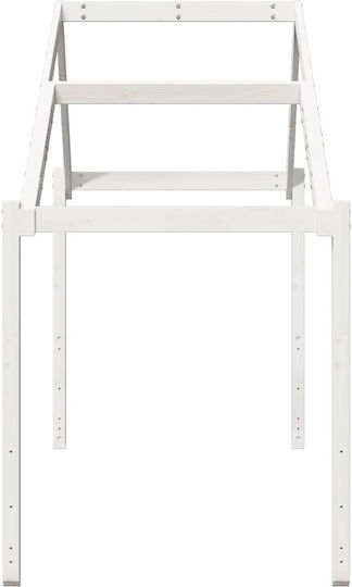 Bed Accessories White 203x95.5x142cm