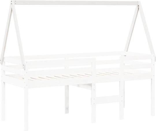 Κιόσκι Κρεβατιού Λευκό 209x85.5x88cm
