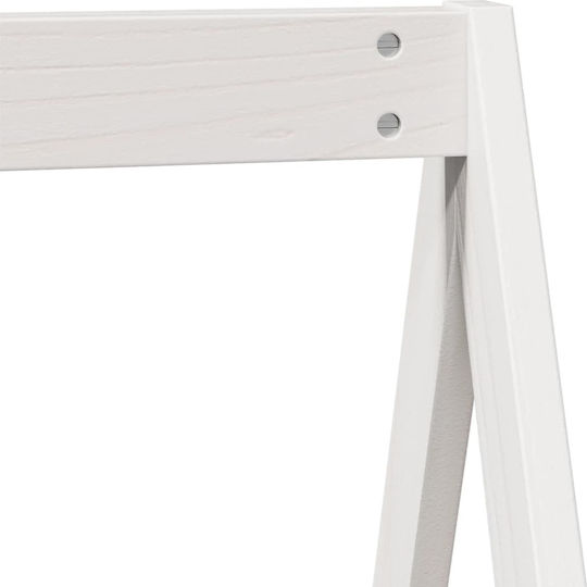 Κιόσκι Κρεβατιού Λευκό 209x85.5x88cm