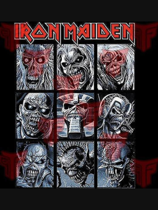 Maiou fără mâneci pentru bărbați Trupe muzicale Takeposition Iron Maiden Beast Negru 330-7508b-02 Maiou fără mâneci pentru bărbați Trupe muzicale Takeposition Iron Maiden Beast Negru 330-7508b-02