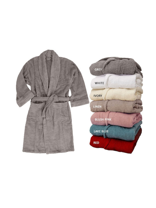 Anna Riska Spa Collar Bathrobe 04 Linen 550gr/m² 419587