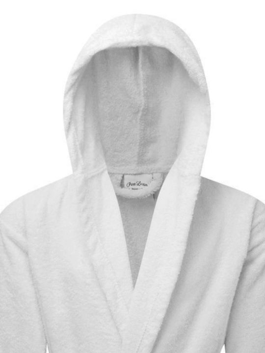 Le Blanc Hooded Bathrobe White 400gr/m²