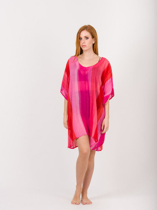Rima Beachwear Feminin Caftan de Plajă Roz