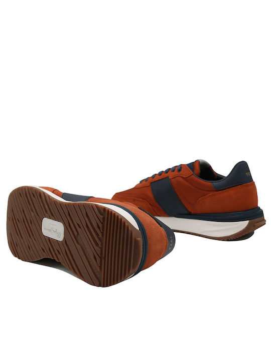 Pepe Jeans Ανδρικά Sneakers Dark Orange