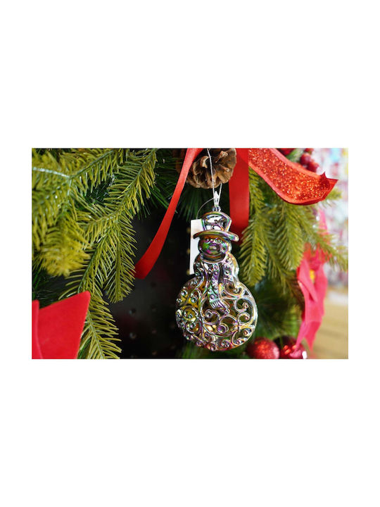 Ornament Om De Zăpadă Din Plastic 13x8cm