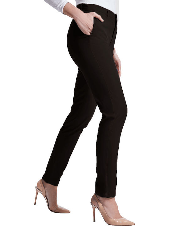 Women's Fabric Trousers Black