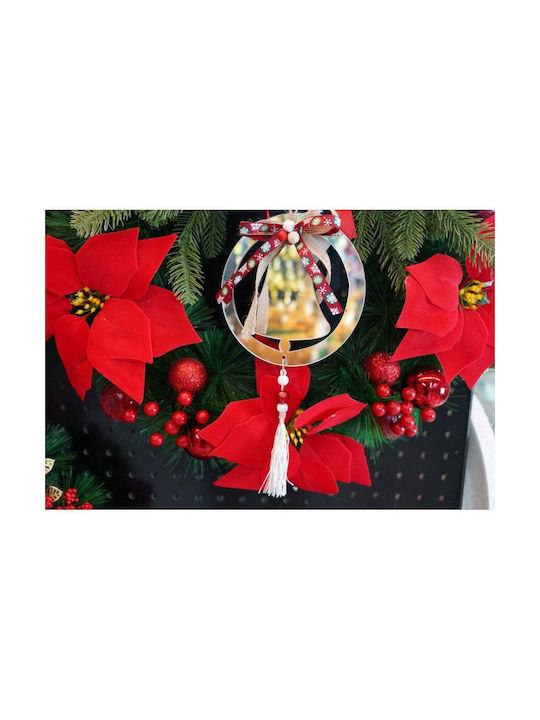 Ornament suspendat cu pantaloni evazati Argintie 26x14buc