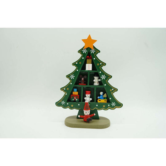 Weihnachtsdekorationen mit Bäumen 18cm Weihnachtsdekorationen mit Bäumen 18cm