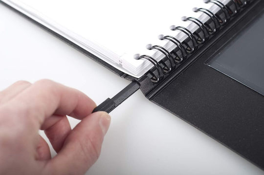 Rhodia Notebook 80 Sheets A4 with Blank Pages Black