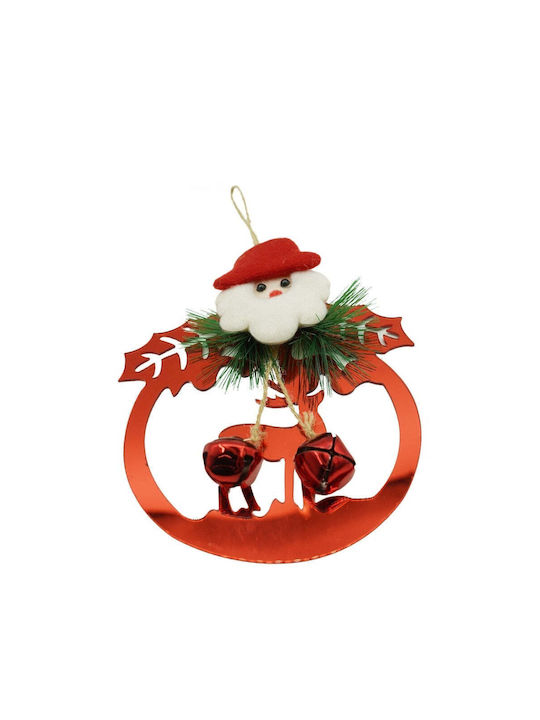 Hanging Bell Ornament Red 20x15cm