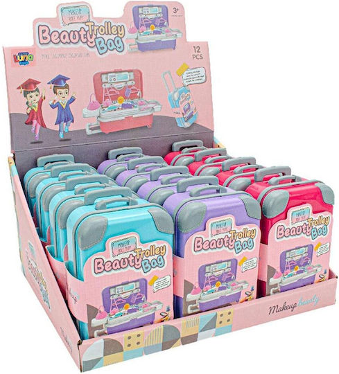 Schminkkoffer Luna Mini Set Blau 9x5x13cm 000622605b