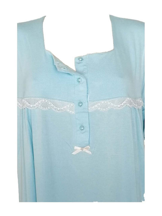 Koyote Women's Summer Nightgown blue