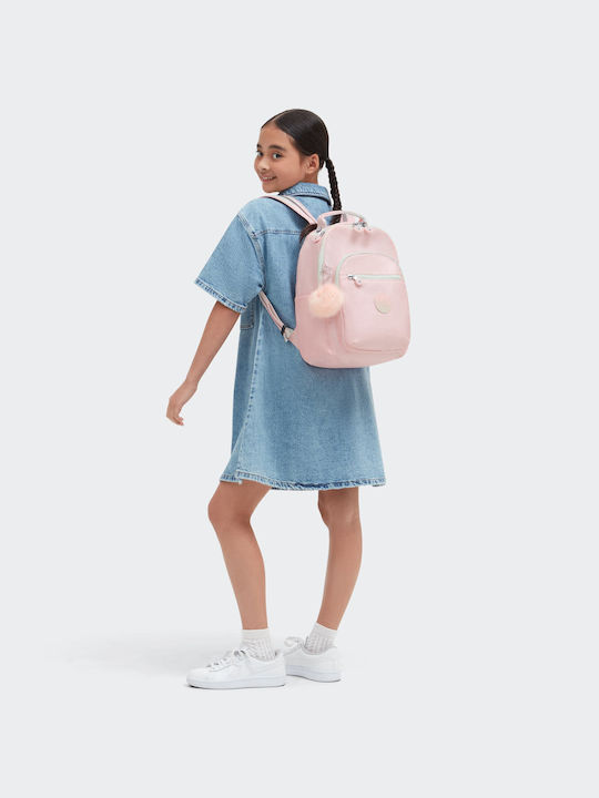 Kipling Seoul School Bag Backpack Junior High-High School Pink 14Liters
