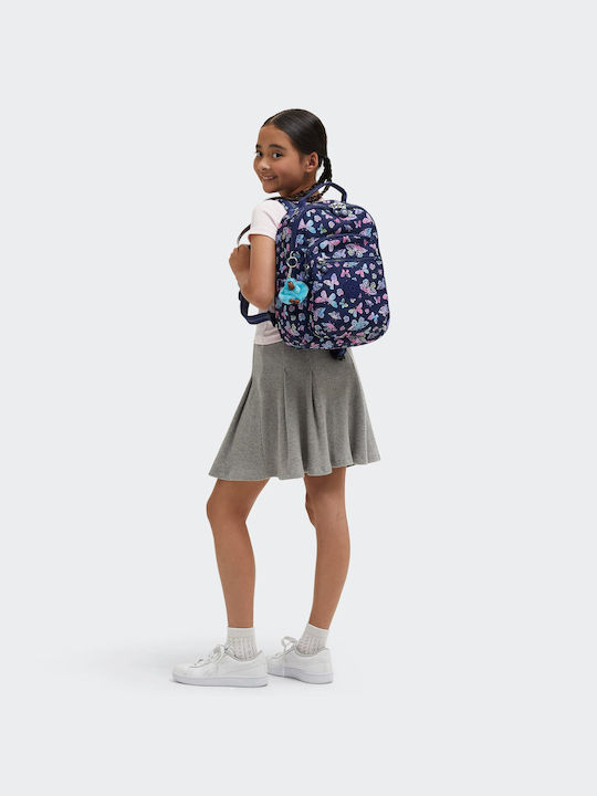 Kipling Seoul School Bag Backpack Junior High-High School Multicolour 14Liters