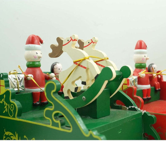 Weihnachtliche Holz Figur Höhe 18.5cm