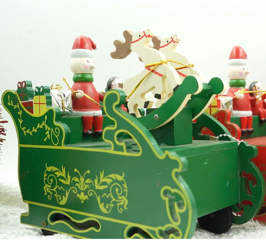 Weihnachtliche Holz Figur Höhe 18.5cm