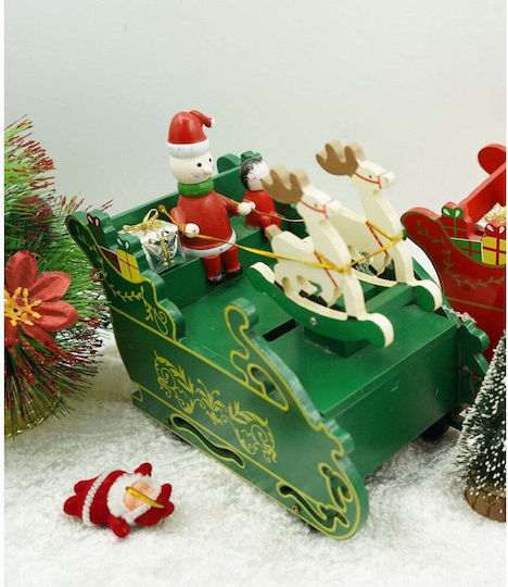 Weihnachtliche Holz Figur Höhe 18.5cm