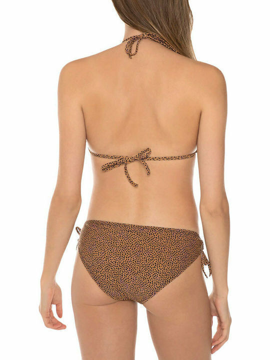 Set Bikini Τριγωνάκι Καφέ