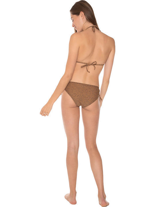 Set Bikini Τριγωνάκι Καφέ