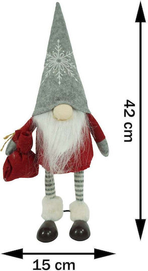 De Crăciun Figurină Elf Roșu Înălțime 42cm.