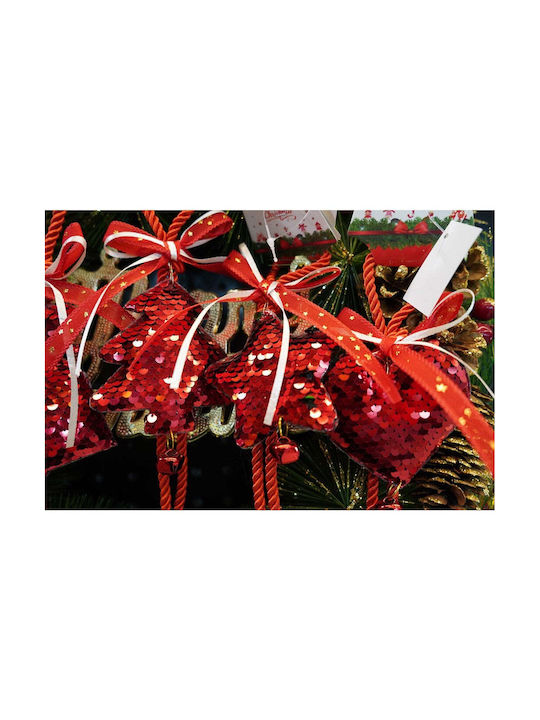 Ornament suspendat cu pantaloni evazati Din lemn Roșie 9.5x18buc