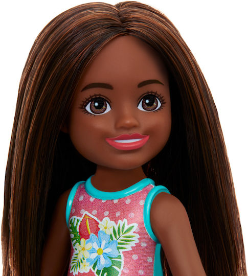 Barbie Beach Doll Chelsea Beach Doll with Dark Skin for 3+ years+ Years 15cm (Various Designs/Assortments of Designs) 1pc