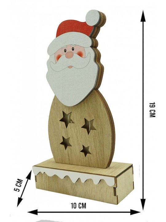 Illuminated Christmas Wooden Figure