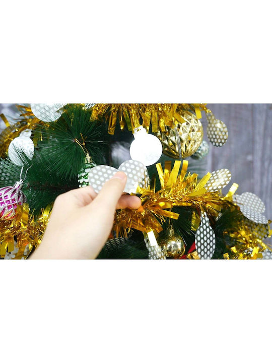 Crăciun Ghirlande Plastică Auriu 200x9cm 1buc
