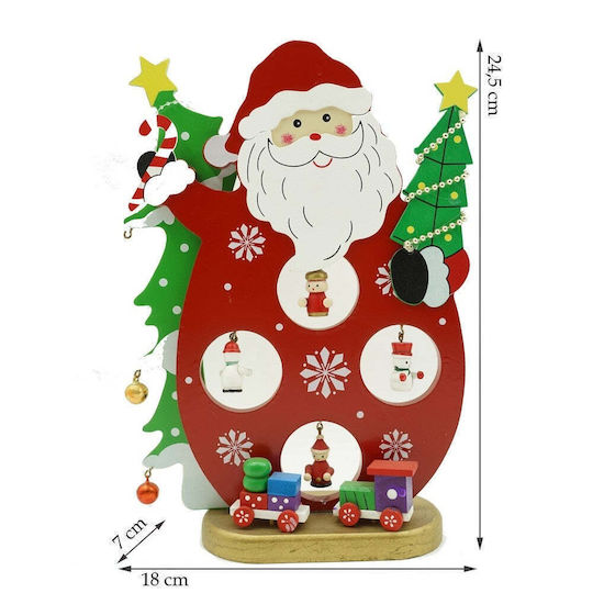 Santa Claus Red 24.5x18cm