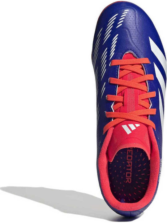 Predator League Kids Molded Soccer Shoes Blue