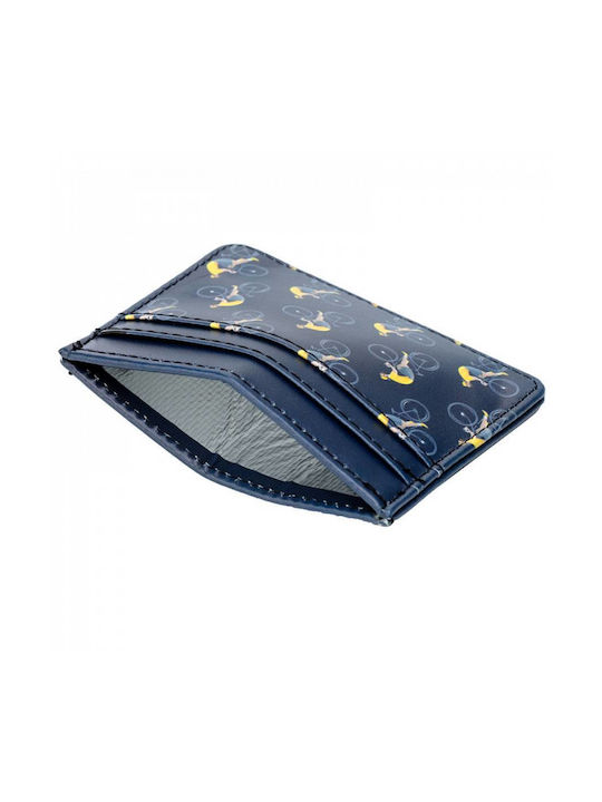 Puckator Men's Card Wallet with RFID Blue