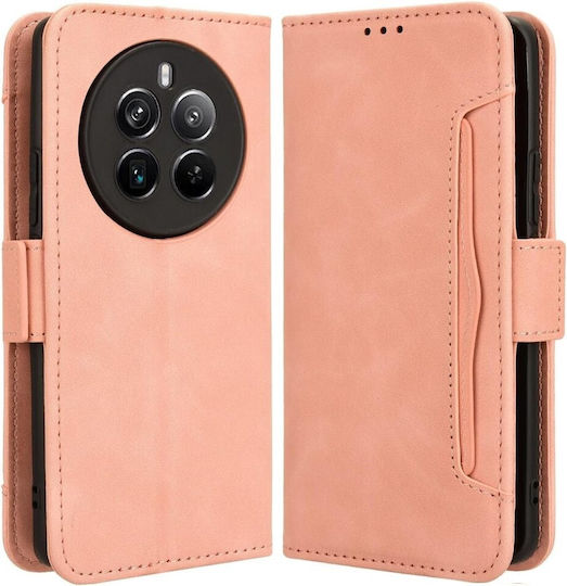 Книга Изкуствена кожа / Пластмаса Розов (Realme 12+)