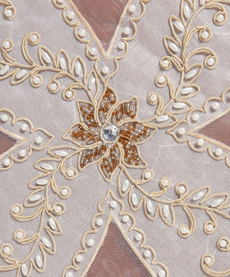 Silk Fashion Καρέ Χρυσό 130x130εκ. Silk Fashion Καρέ Χρυσό 130x130εκ.