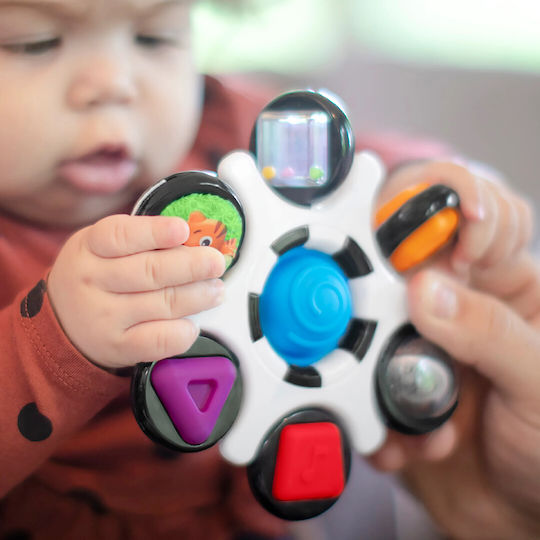 Baby Einstein Βρεφικό Παιχνίδι Curiosity Clutch Twist & Pop Rattle με Μουσική και Ήχους για 3+ Μηνών