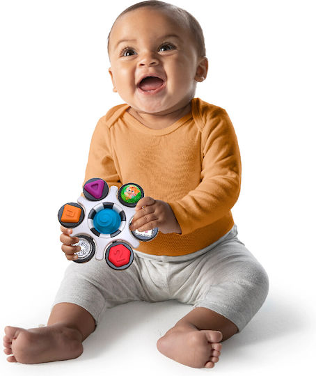 Baby Einstein Βρεφικό Παιχνίδι Curiosity Clutch Twist & Pop Rattle με Μουσική και Ήχους για 3+ Μηνών