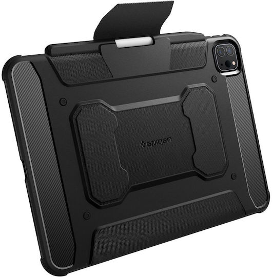 Spigen Rugged Armor Pro Flip Cover Ανθεκτική Μαύρη (iPad Pro 2024 11")