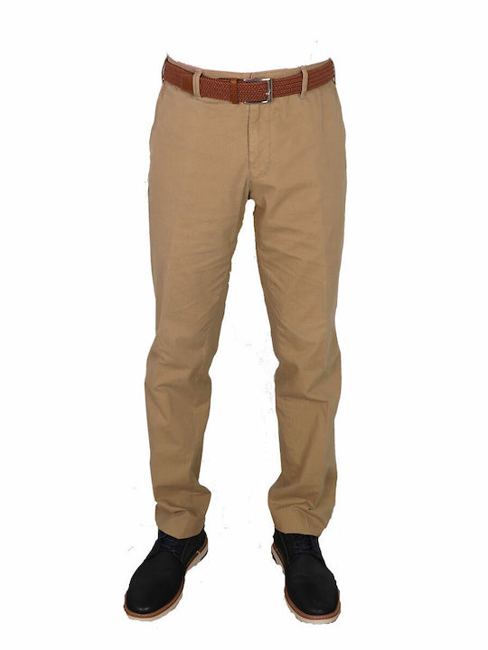 SUNWILL 11317 7598 335 Men's Camel Trousers