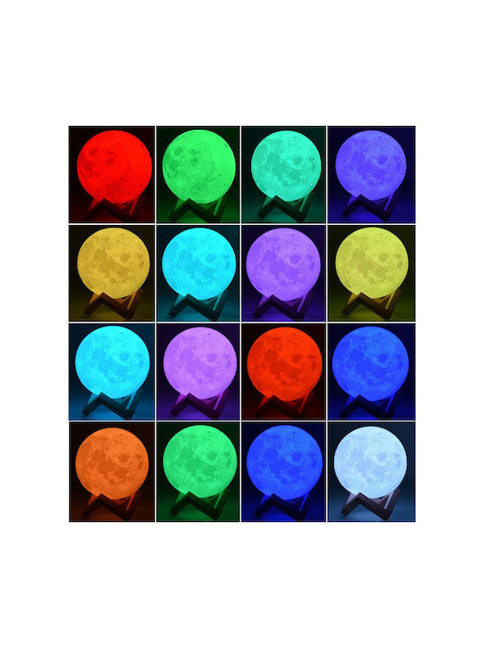 Διακοσμητικό Φωτιστικό LED Moon Light 3εκ.