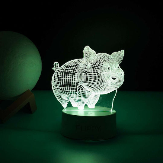 Διακοσμητικό Φωτιστικό LED 3D Illusion 3εκ.