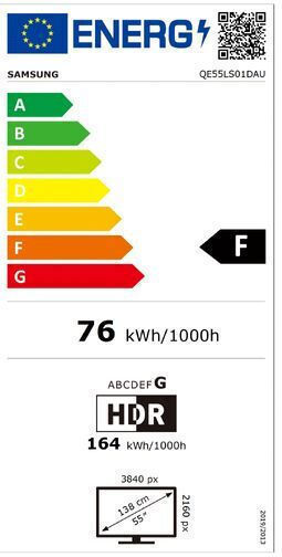 Samsung Smart Fernseher 55" 4K UHD QLED LS01D The Serif HDR (2024)