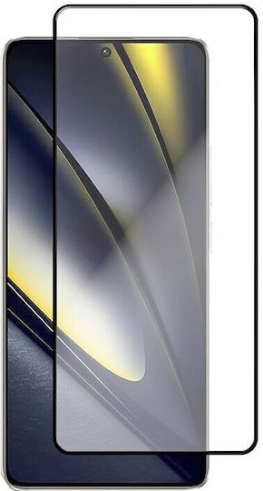 3D Gehärtetes Glas Schwarz (Xiaomi Poco F6)