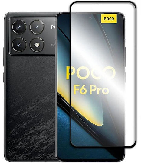 3D Tempered Glass Μαύρο (Xiaomi Poco F6 Pro)