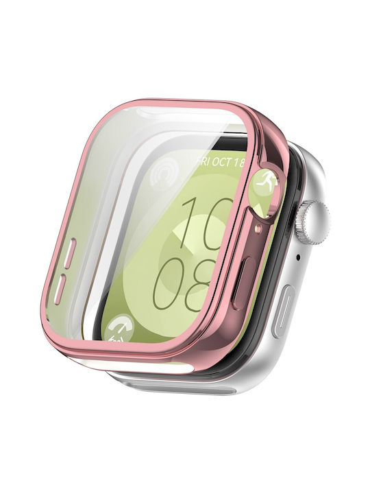 Θήκη Σιλικόνης σε Ροζ χρώμα για το Xiaomi Redmi Watch 3 Lite / Watch 3 Active Θήκη Σιλικόνης σε Ροζ χρώμα για το Xiaomi Redmi Watch 3 Lite / Watch 3 Active