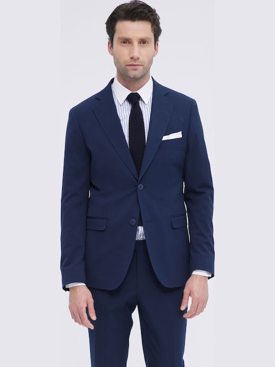 Men's Vest Slim Fit Blue