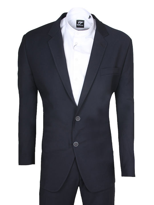 Stefansxxl Men's Suit Regular Fit BLUE