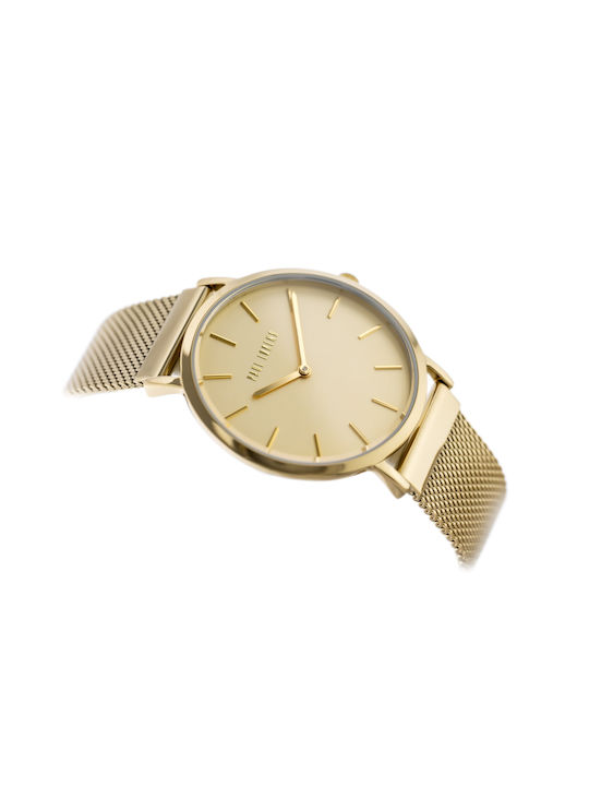 Paul Lorens Women's Watch with Gold Metal Bracelet