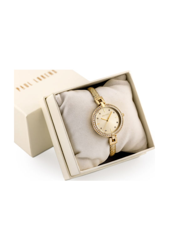 Paul Lorens Women's Watch with Gold Metal Bracelet